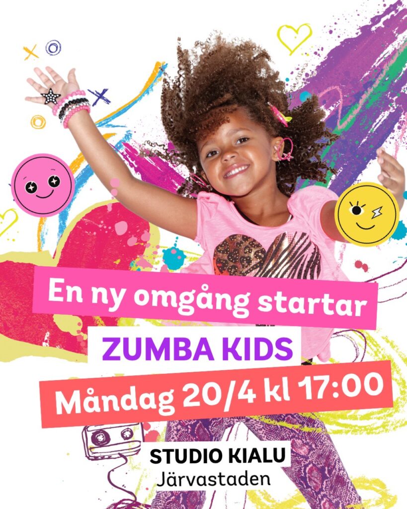 Zumba Kids ny omgång startar 20 april